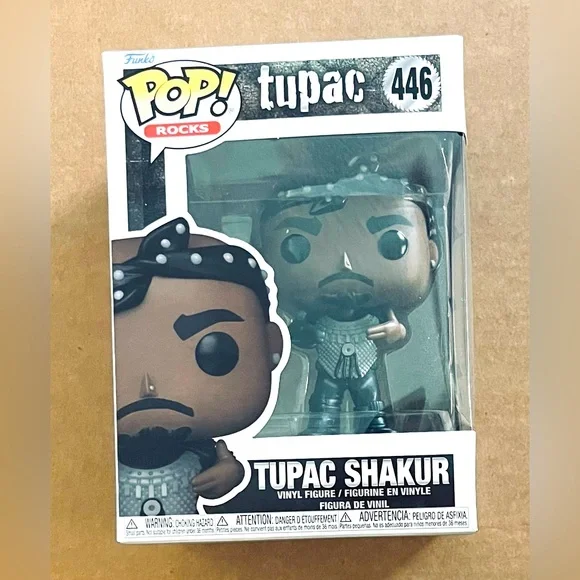 Funko Pop! Tupac Shakur: Pop! Rock Vinyl Music Figure - California Love RAP -NEW - Picture 1 of 6